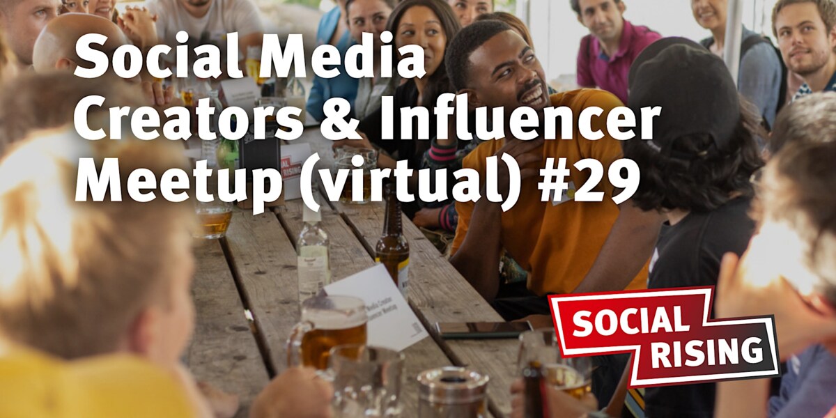 Social Media Creators & Influencer Meetup (virtual) #29