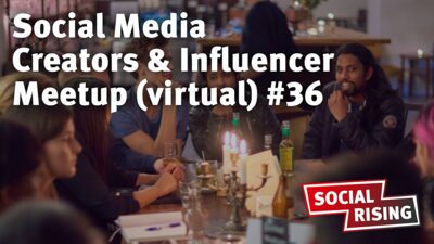 Social Media Creators & Influencer Meetup (virtual) #36