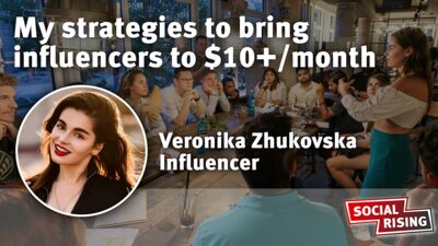 My strategies to bring influencers to $10k+ per month