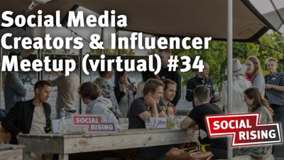 Social Media Creators & Influencer Meetup (virtual) #34