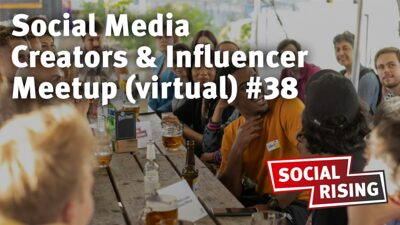 Social Media Creators & Influencer Meetup (virtual) #38