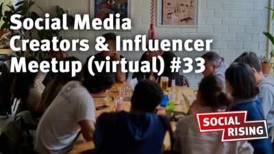 Social Media Creators & Influencer Meetup (virtual) #33