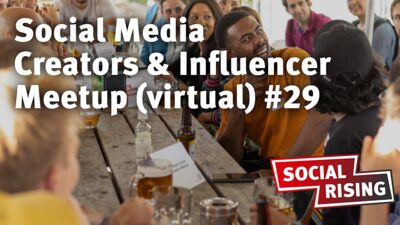 Social Media Creators & Influencer Meetup (virtual) #29