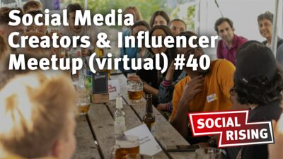 Social Media Creators & Influencer Meetup (virtual) #40